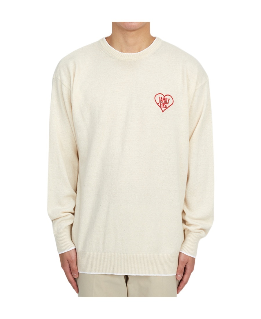 Family First Jersey With Logo In White