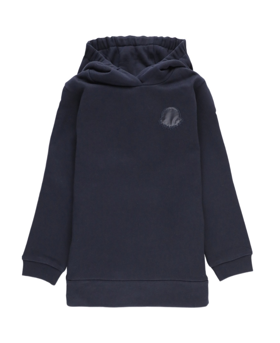 Moncler Hoodie Dress In Blue