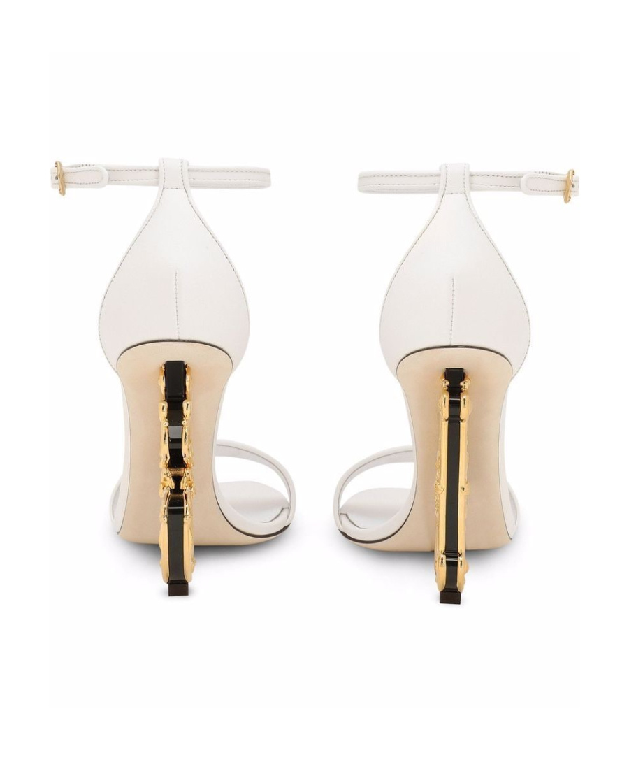 Dolce & Gabbana Open-toe Buckle-fastening Sandals In White