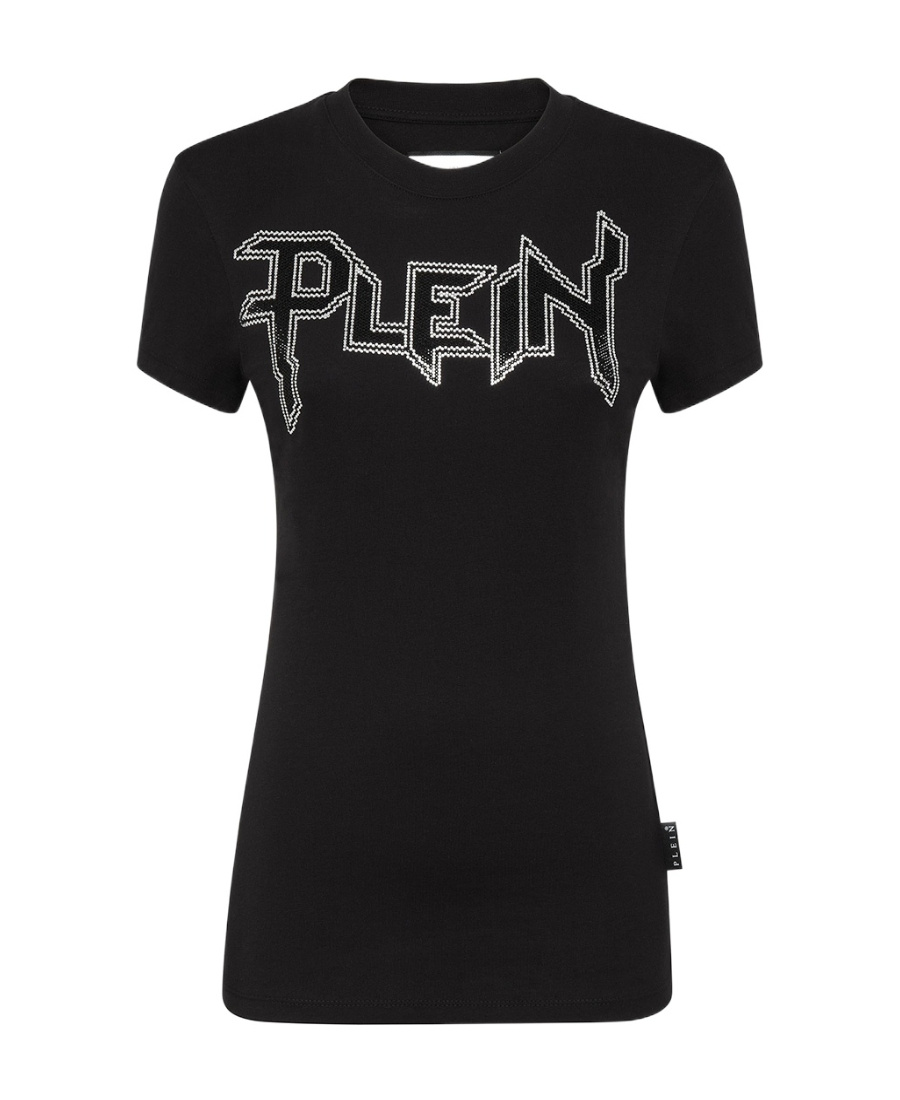 PHILIPP PLEIN LOGO-EMBELLISHED COTTON T-SHIRT