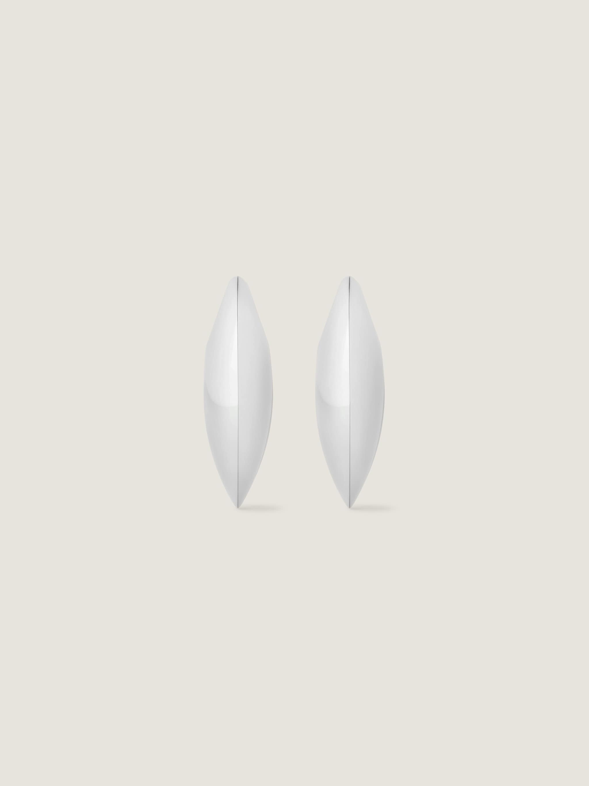 Givenchy Cocoon Earrings In Metal In Neutral