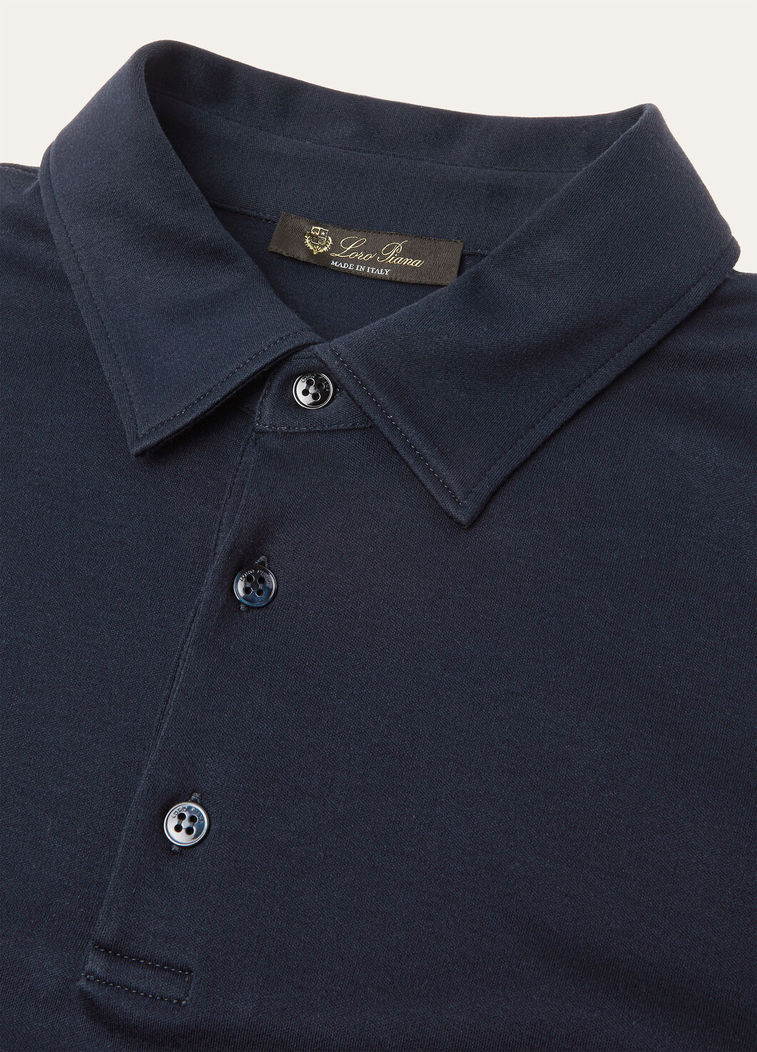 Loro Piana Short-sleeved Polo Shirt In Black