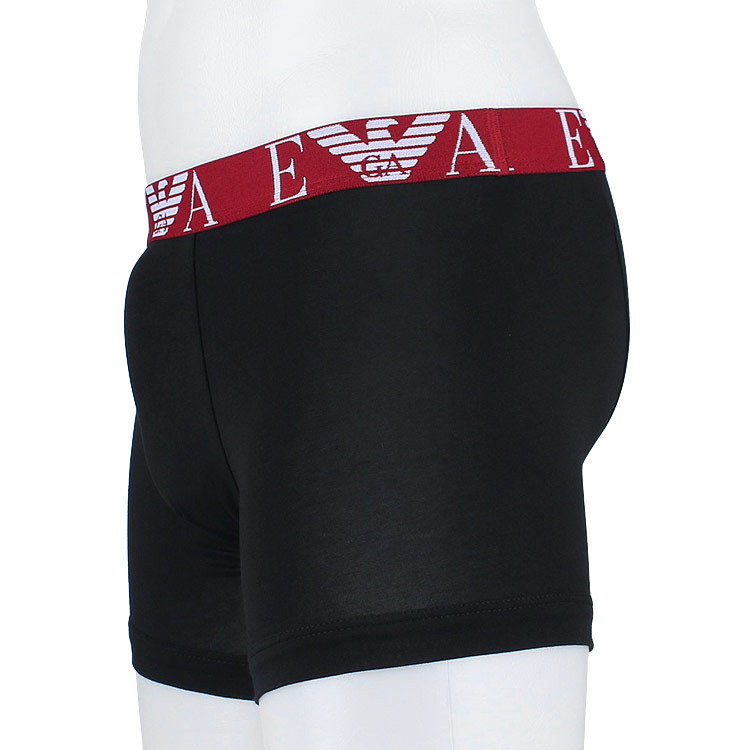 Emporio Armani Logo-waistband Boxers Set Of 3 In Black