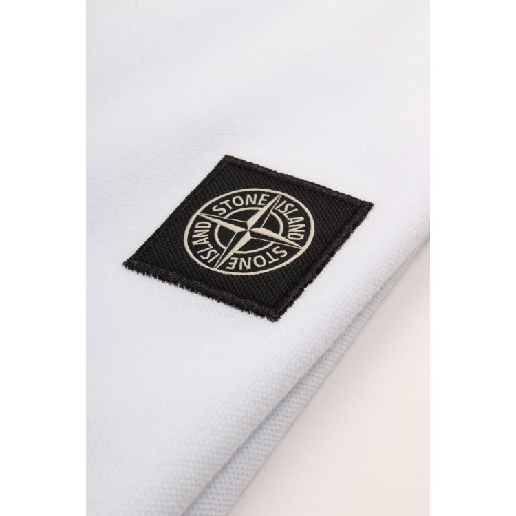 STONE ISLAND POLO SHIRT WITH LAPEL SHORT SLEEVE