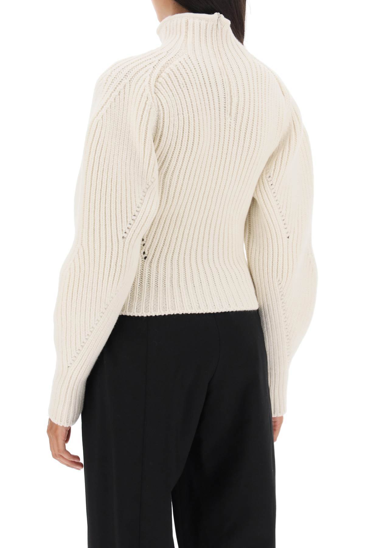 ALAÏA RIB LONG-SLEEVED SWEATER 