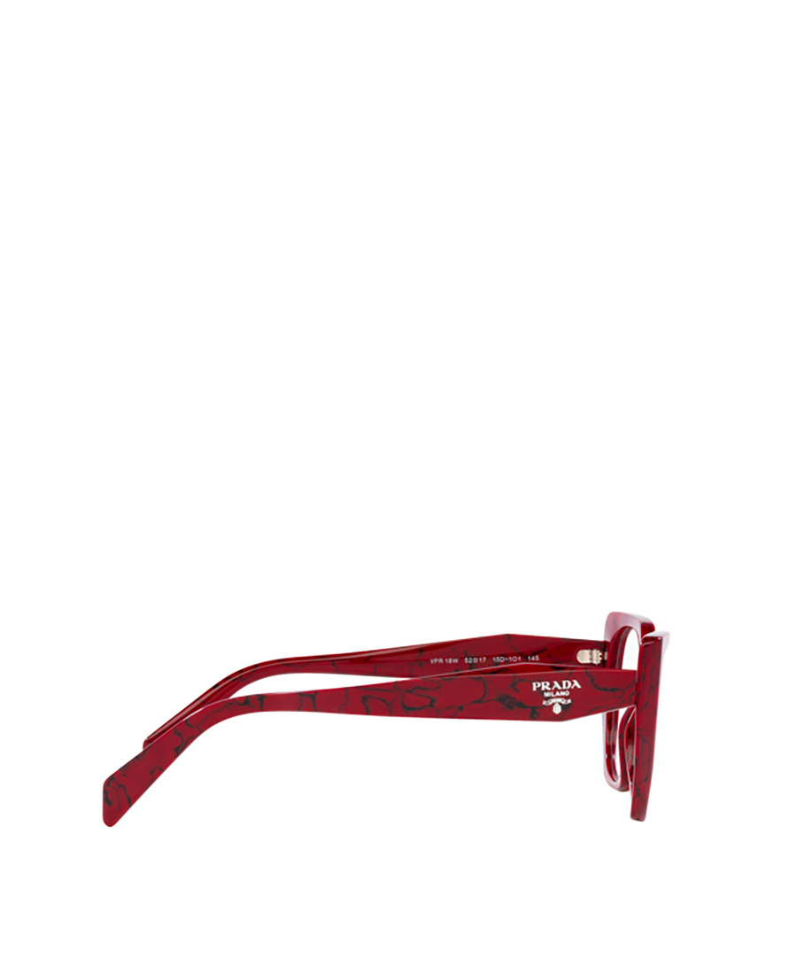 Prada 52mm Butterfly Optical Glasses In White