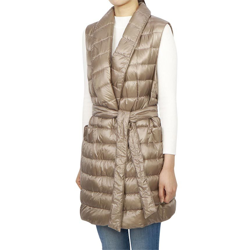Herno Quilted Down Jacket In Gold