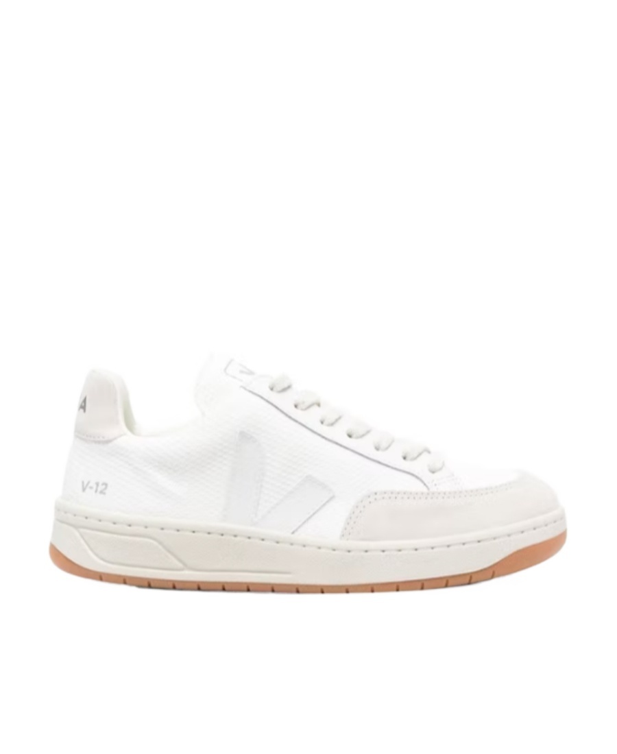 Veja Off-white V-12 B-mesh Sneakers In White