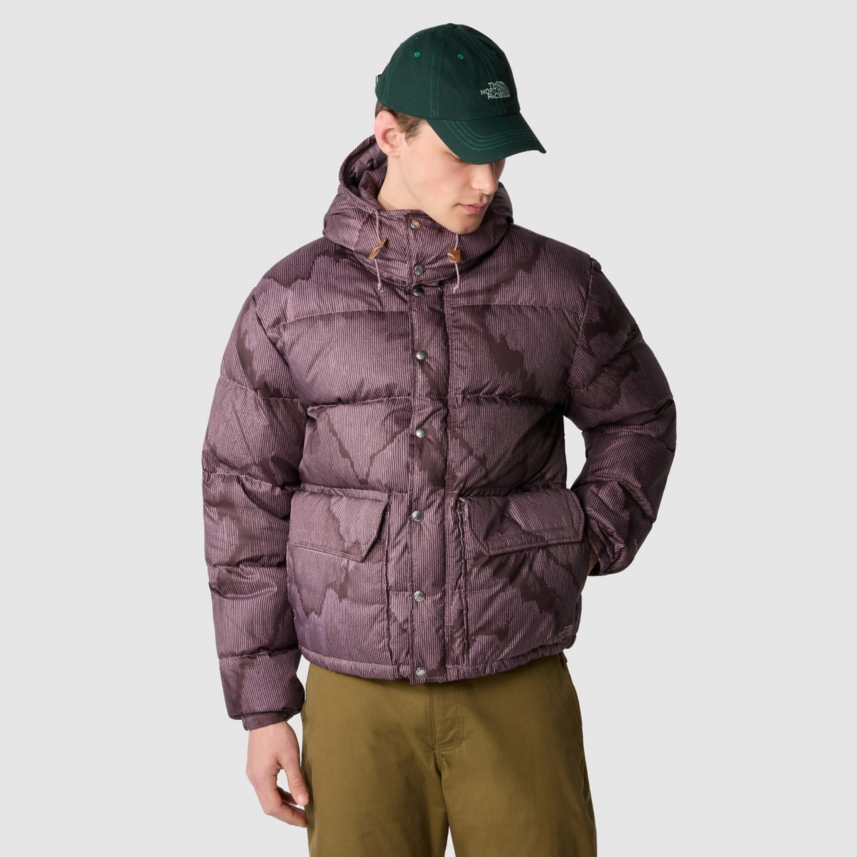 The North Face '71 Sierra Hooded Down Jacket In Pink