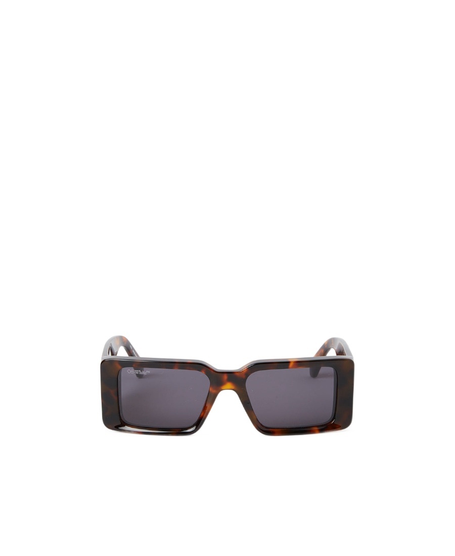 Off-white Milano Tortoiseshell-effect Tinted Sunglasses In Black