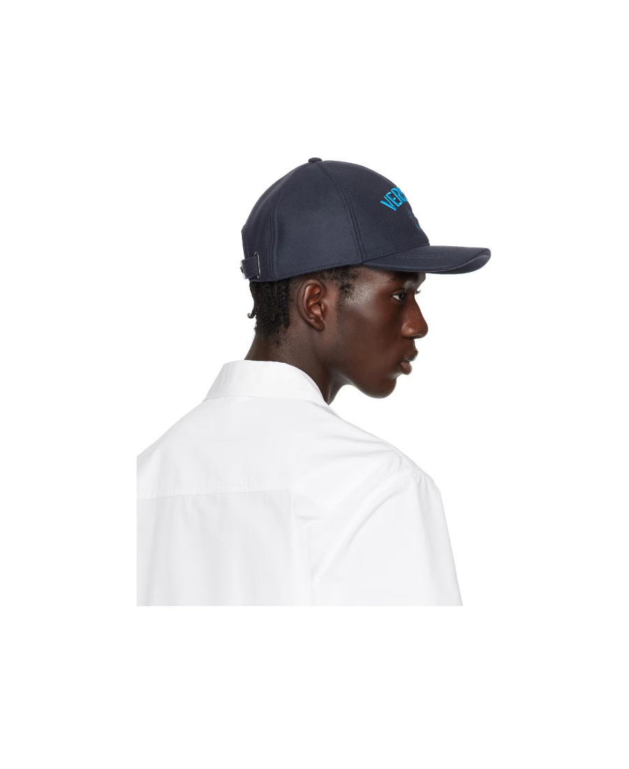 Versace Milano Stamp Baseball Hat In White