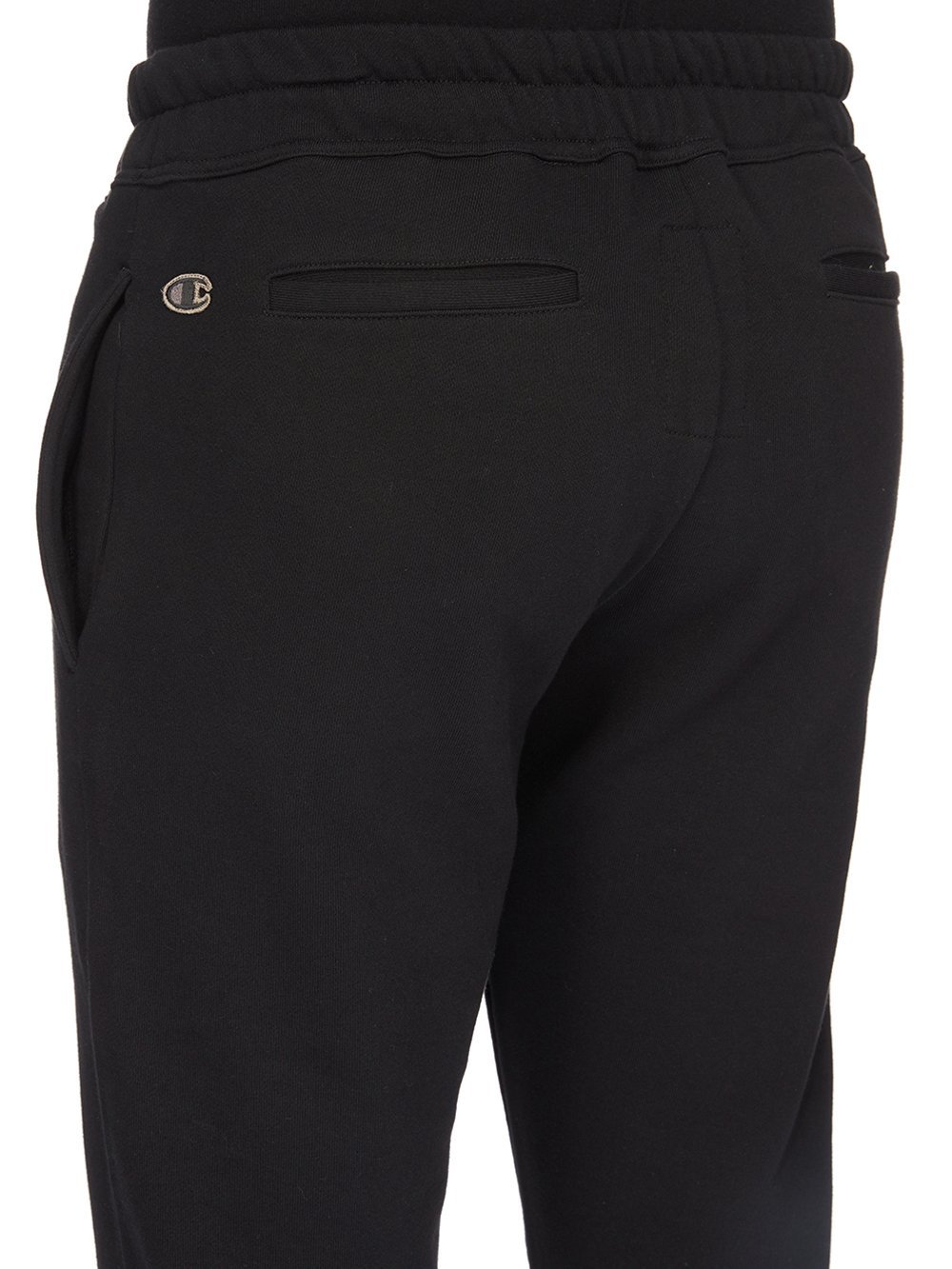 Rick Owens Logo-embroidered Organic Cotton Track Pants In Black