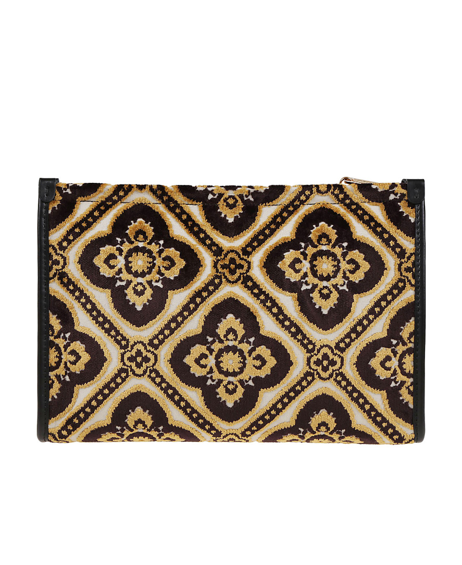 Etro Large Jacquard-pattern Beauty Case In Black