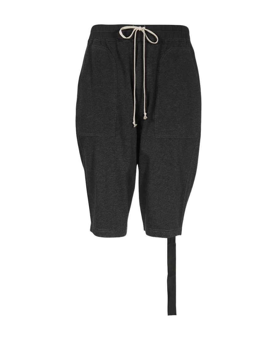 Rick Owens Drkshdw Elastic Shorts In Black
