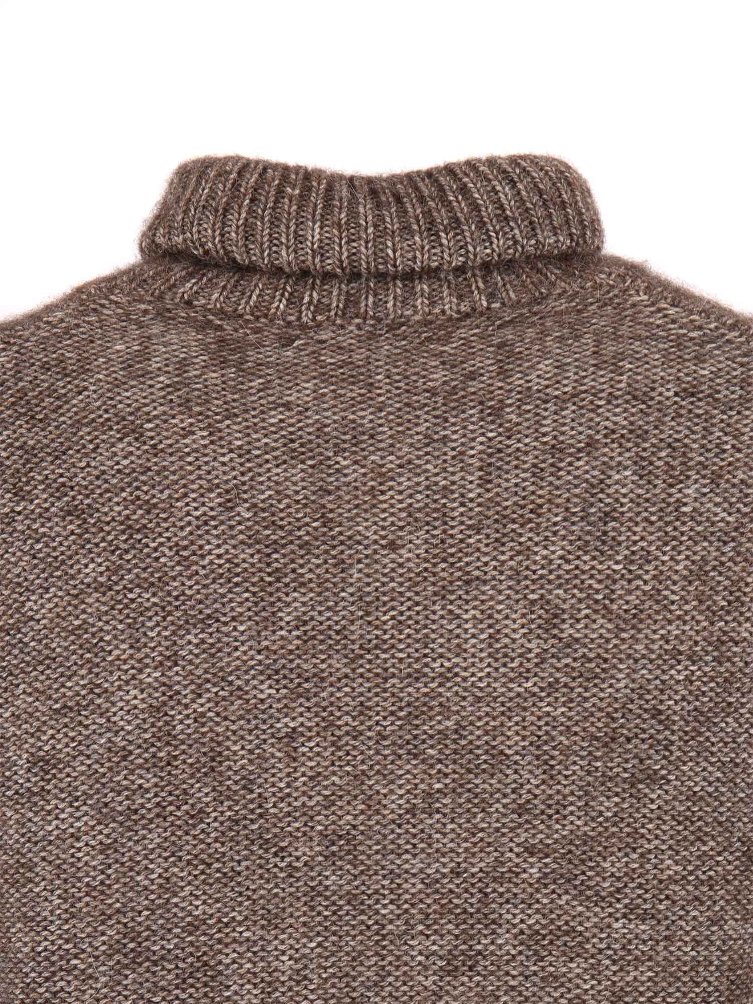 K-way Lapel Sweater In Brown