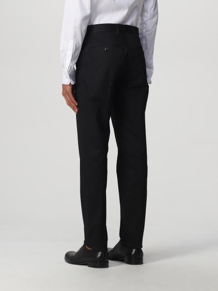 EMPORIO ARMANI EMPORIO ARMANI STRAIGHT-LEG SLIM-CUT TAILORED TROUSERS