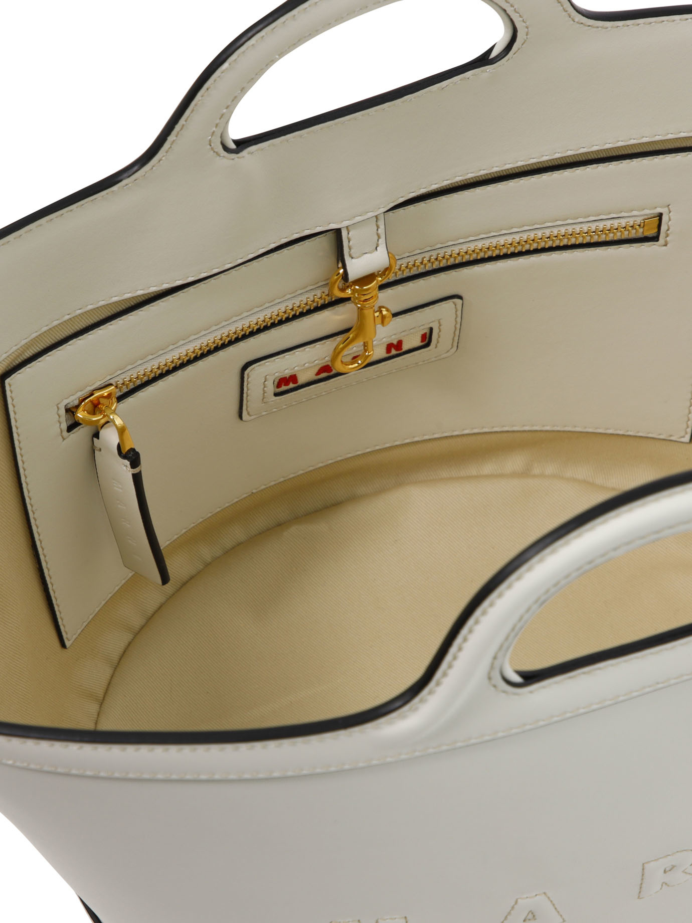 Marni Large Tropicalia Tote Bag In White