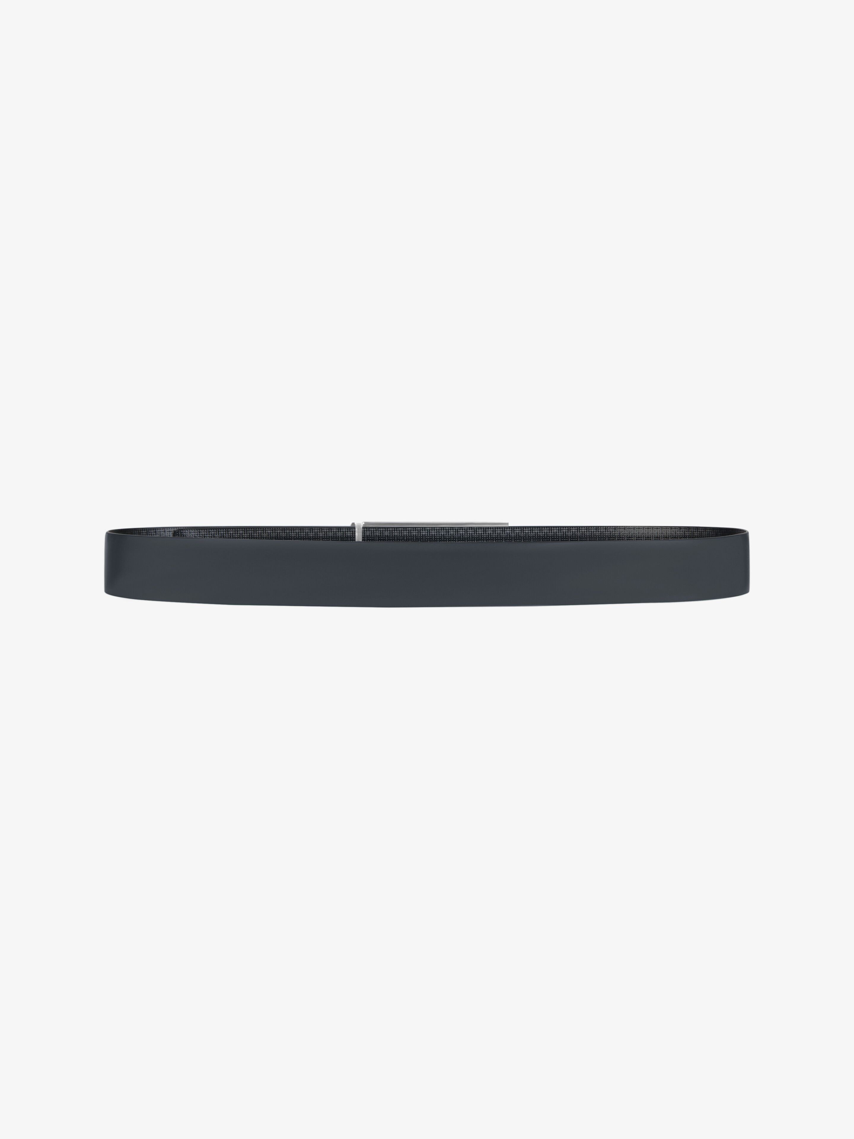 Givenchy Logo Double-sided Belt In Black