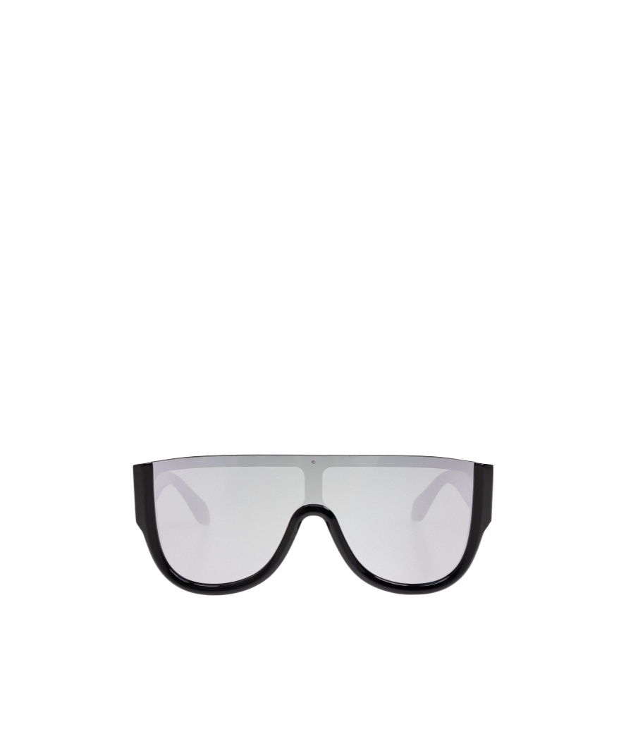 Alaïa Oversized Square Frame Sunglasses Thick Temples In White