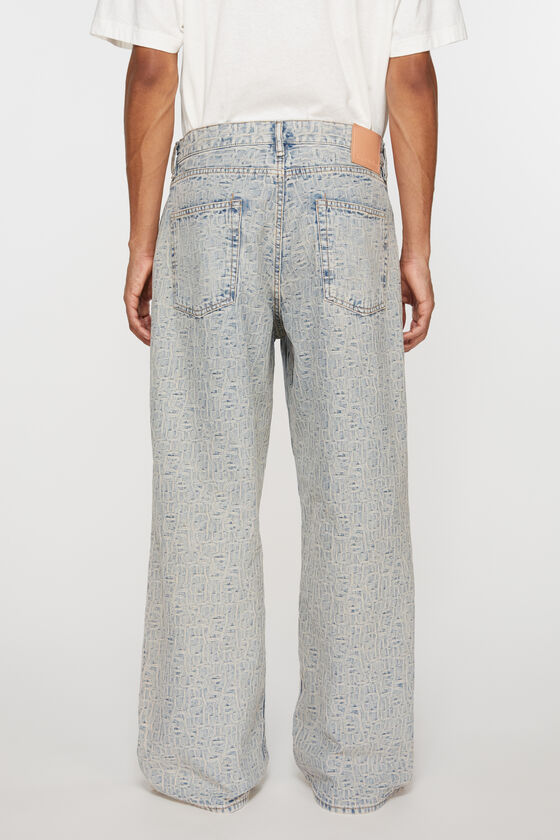 Acne Studios Straight Leg Jeans In Gray