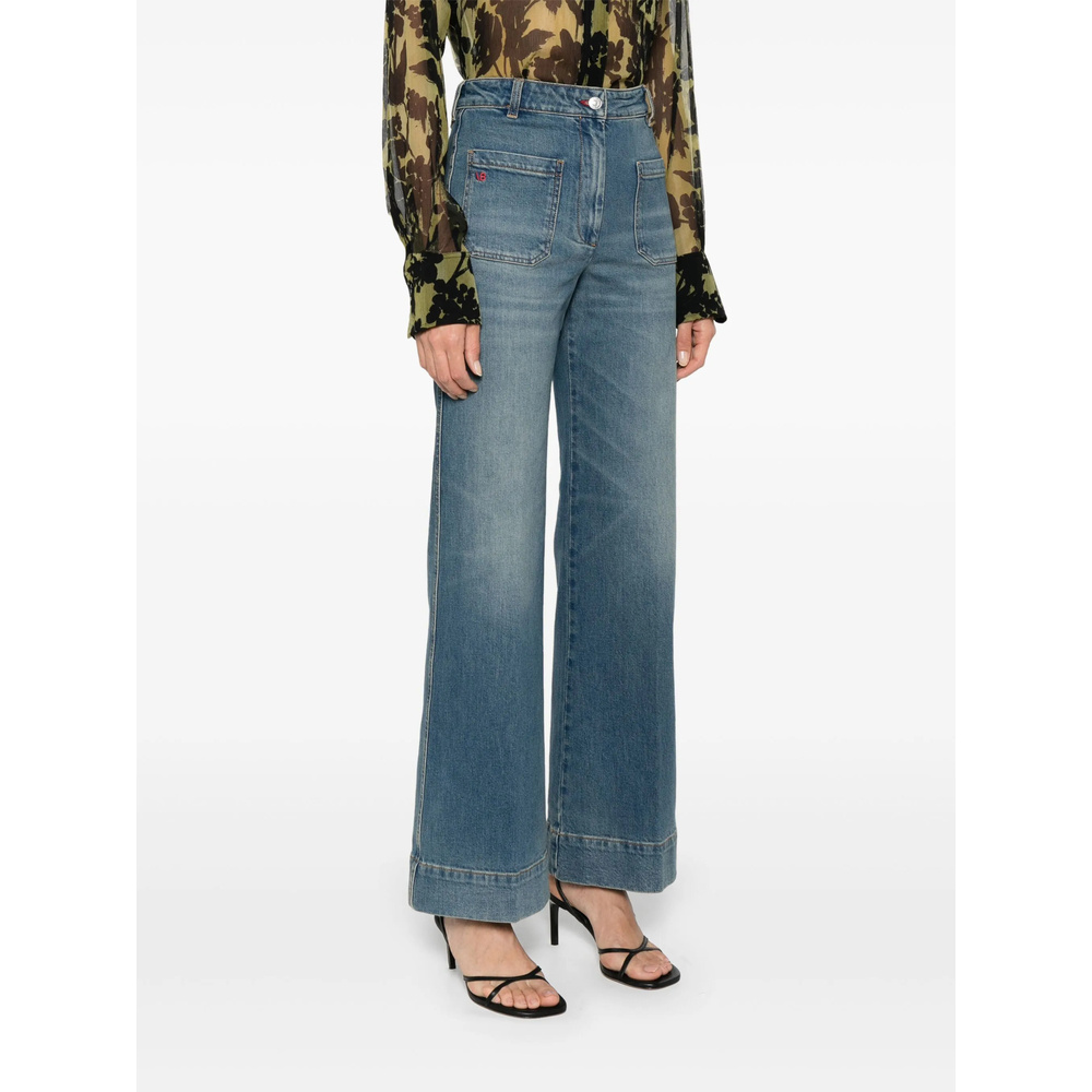 Shop Victoria Beckham Jeans With Belt Loops