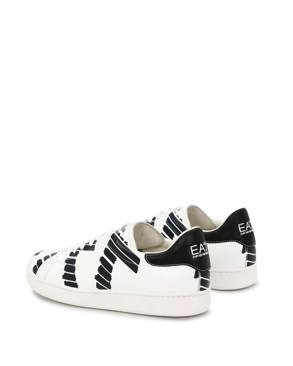 EA7 LOGO LACING CASUAL SNEAKERS