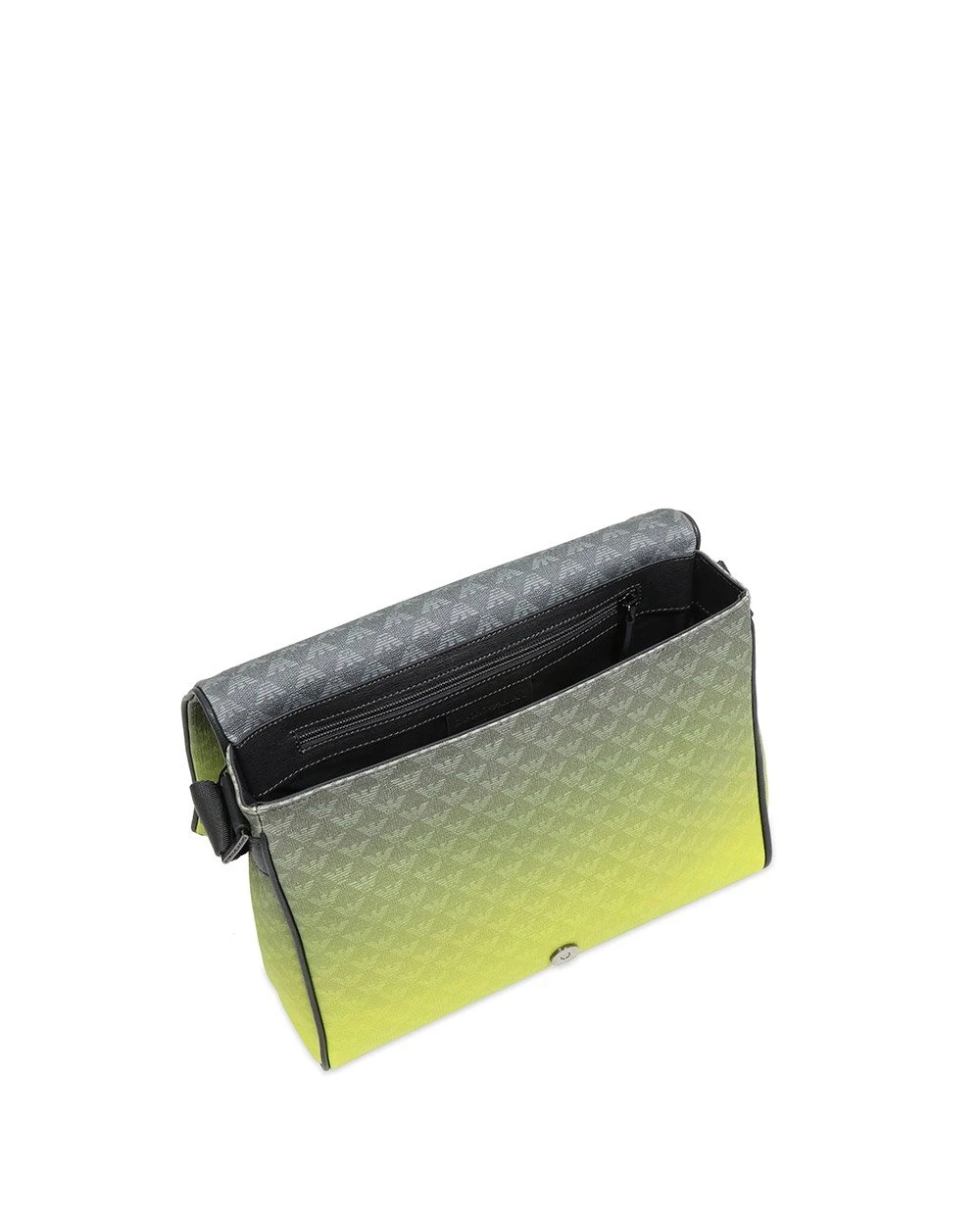 Emporio Armani Logo Gradient Shoulder Bag In Yellow