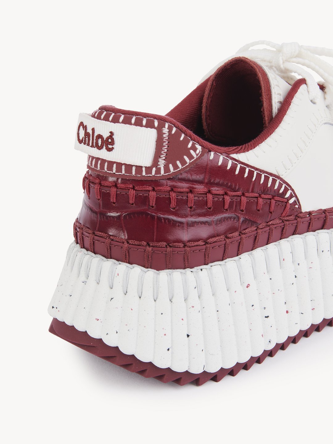 Shop Chloé Nama Sneakers In White