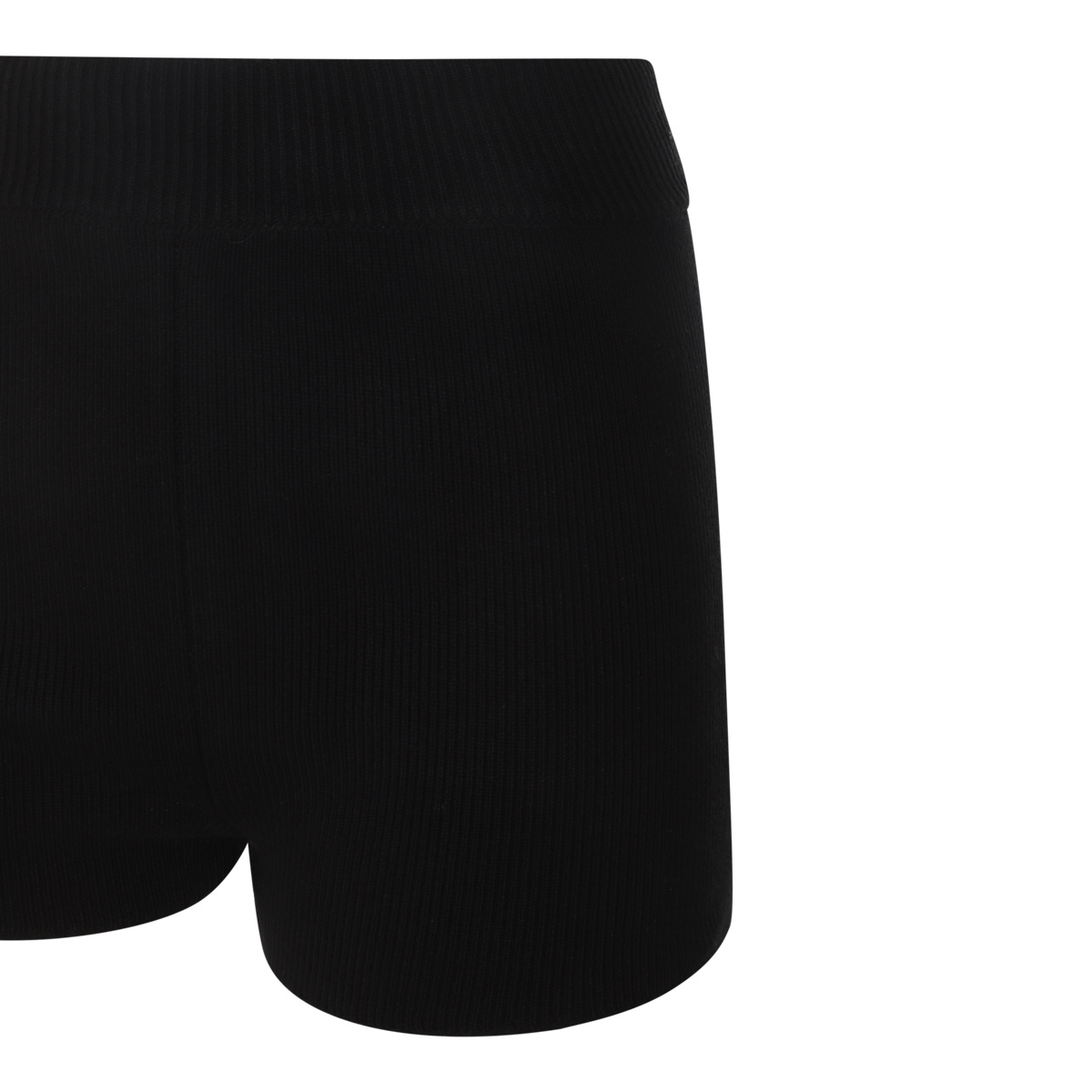 Ami Alexandre Mattiussi Ami Paris Ami De Coeur Knitted Shorts In Black
