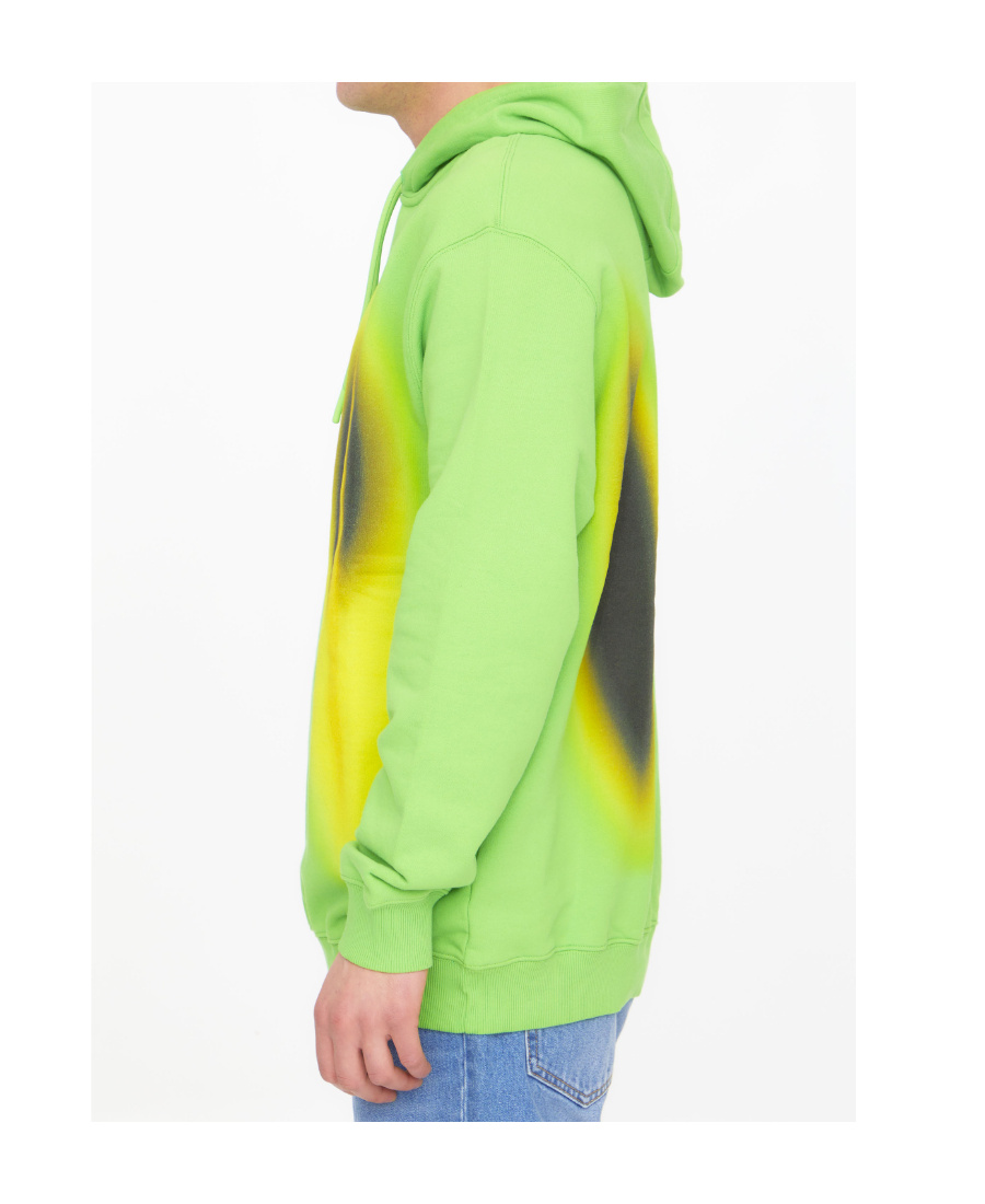 A-cold-wall* Hypergraphic Hoodie In Green