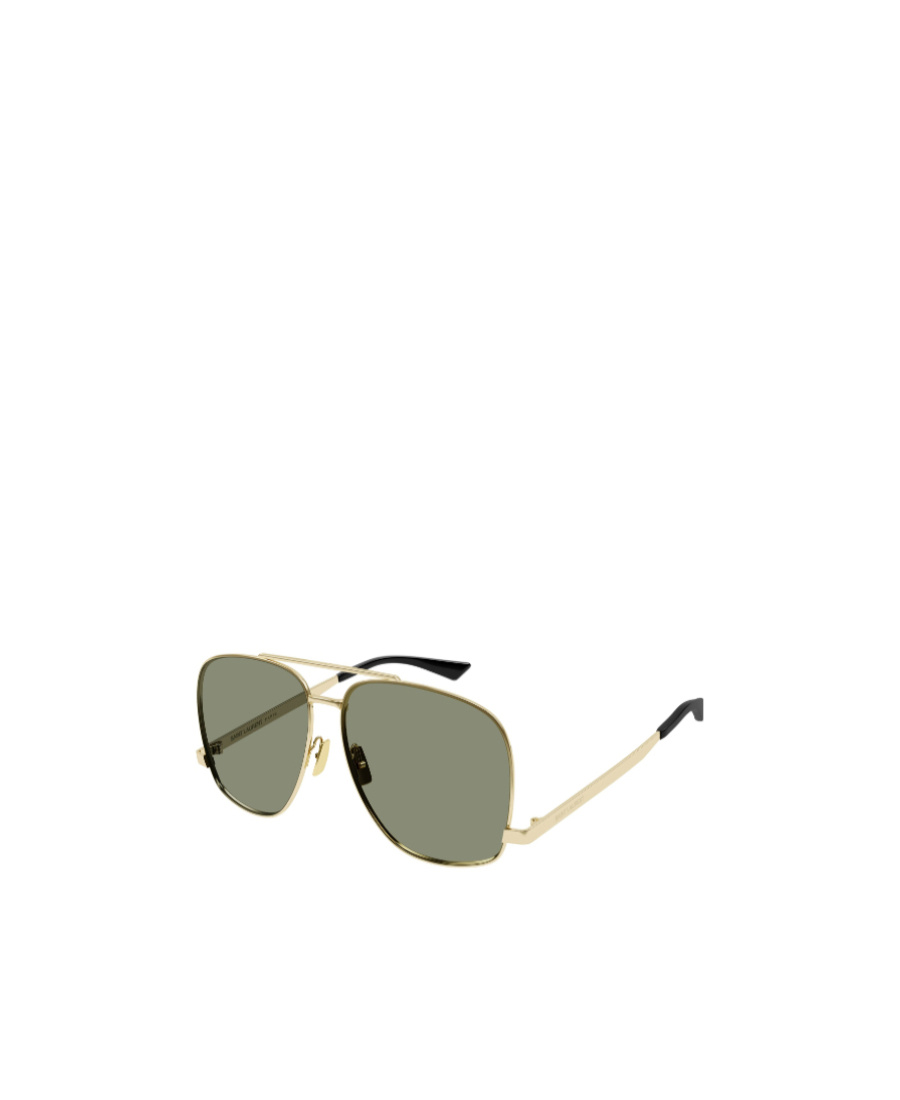 Saint Laurent Women's Leon Aviator Sunglasses In Green
