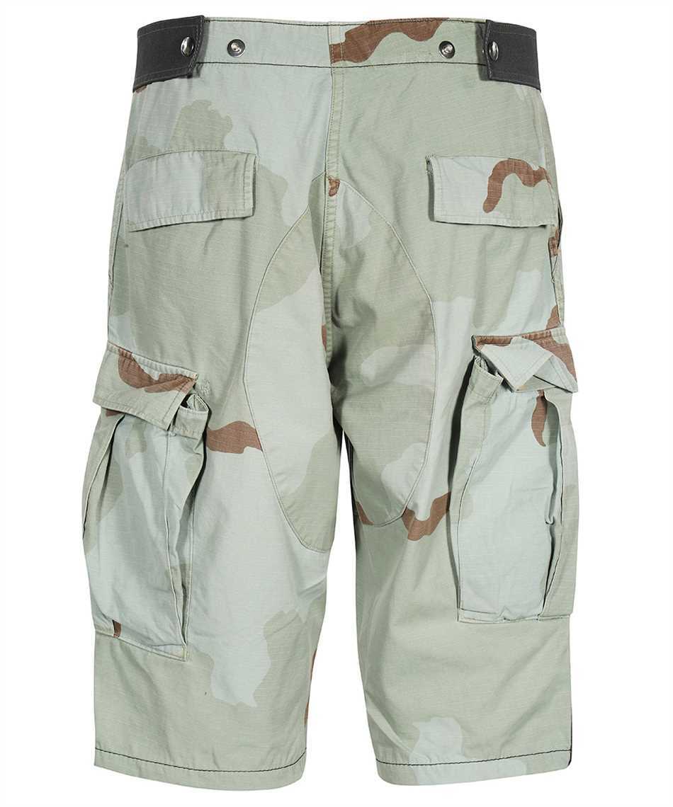 Oamc Camouflage-pattern Cargo Shorts In Gray