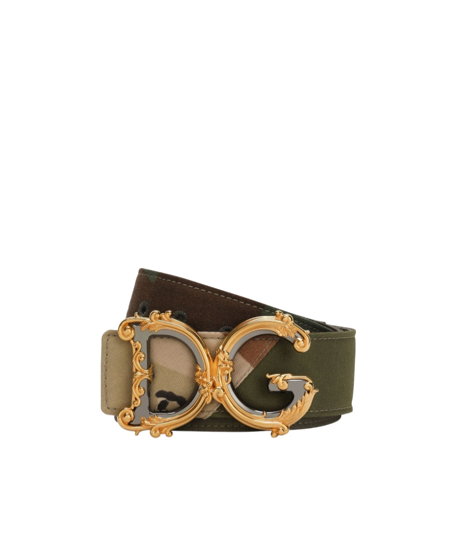 Dolce & Gabbana Belt With Buckle In Multicolor