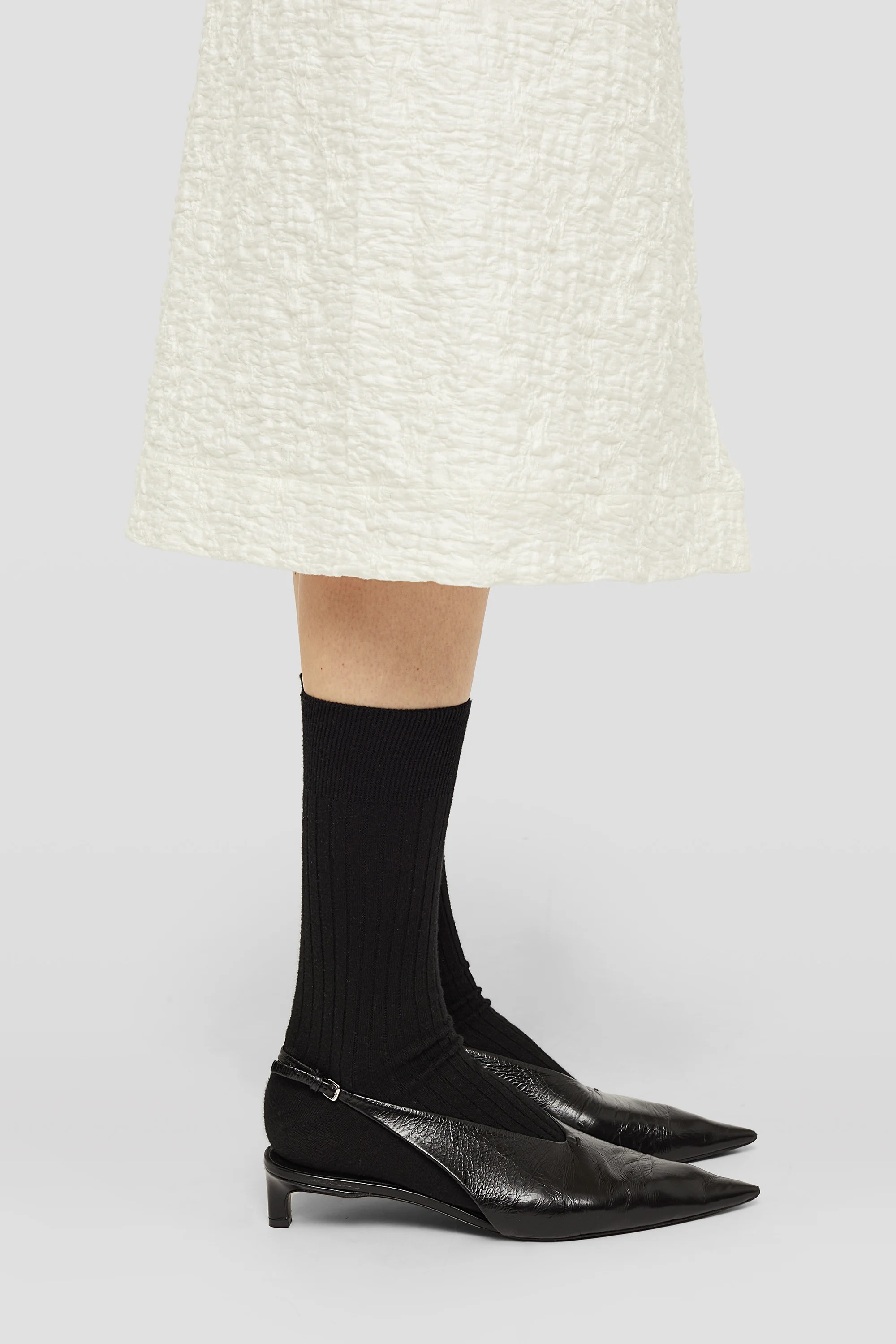 JIL SANDER JIL SANDER POINTED TOE SLINGBACK PUMPS