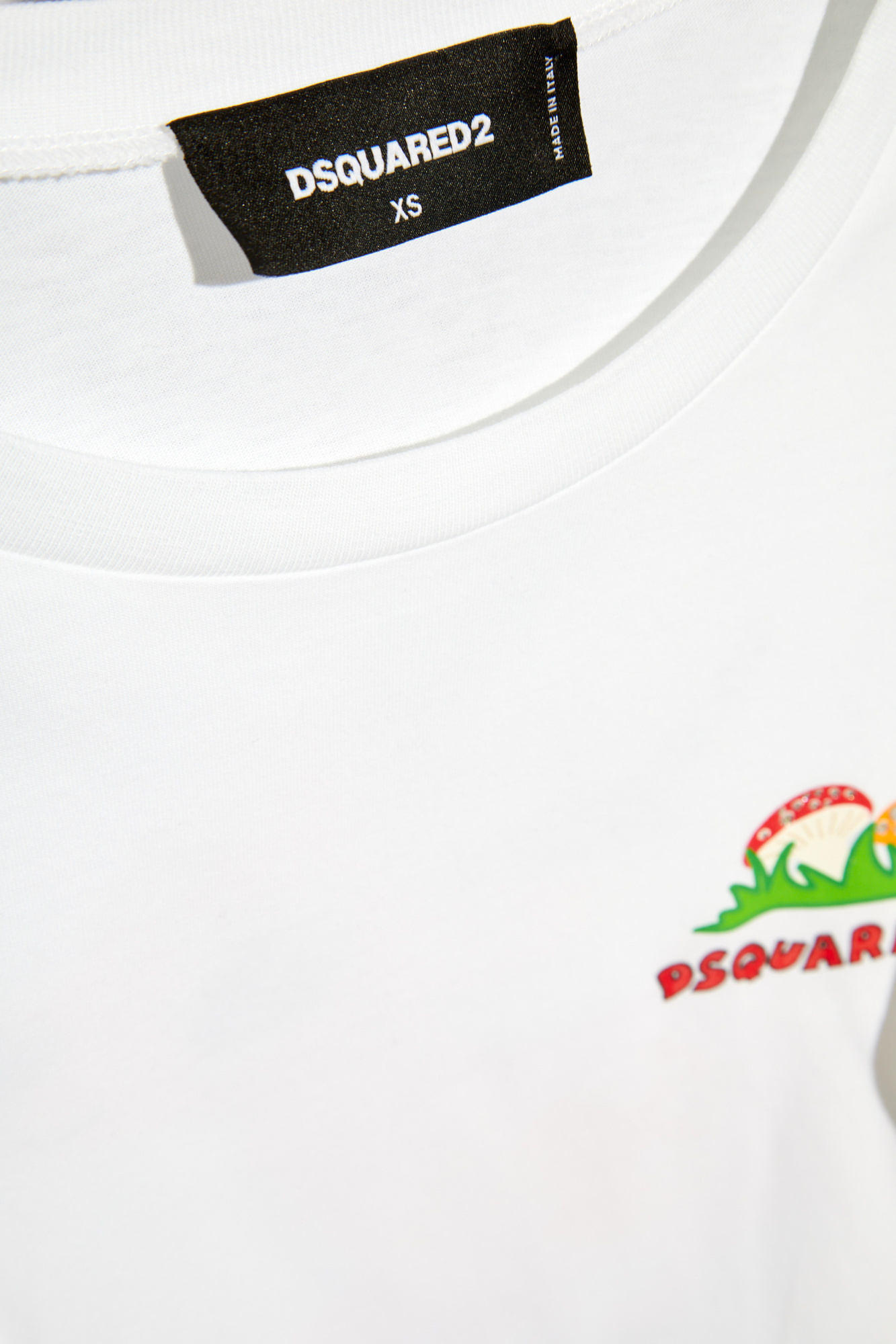 Dsquared2 Graphic-print Cotton T-shirt In White