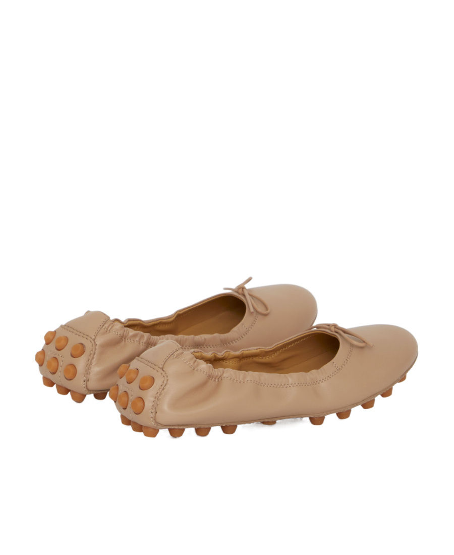 Tod's Women Des Gommini 76k Ballerinas In Nude