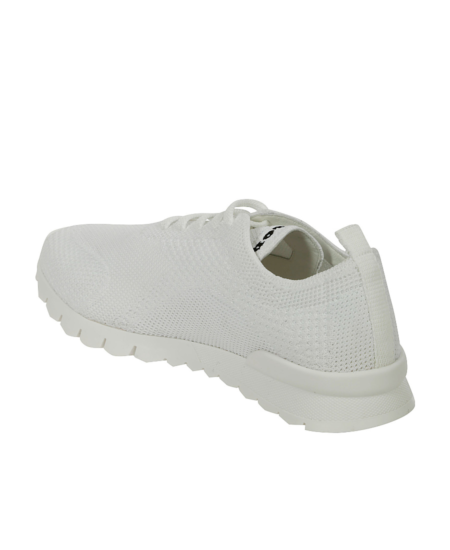 Kiton Mesh Low-top Trainers In Gray
