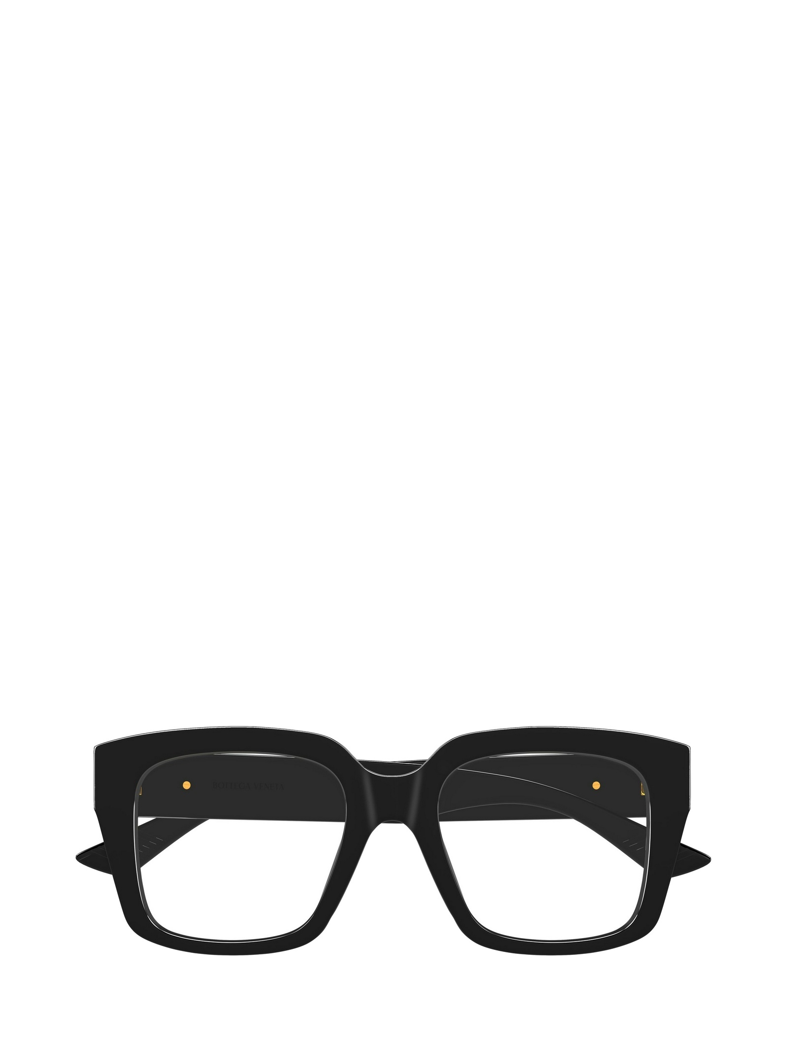 Bottega Veneta Eyewear Square Frame Glasses In Black