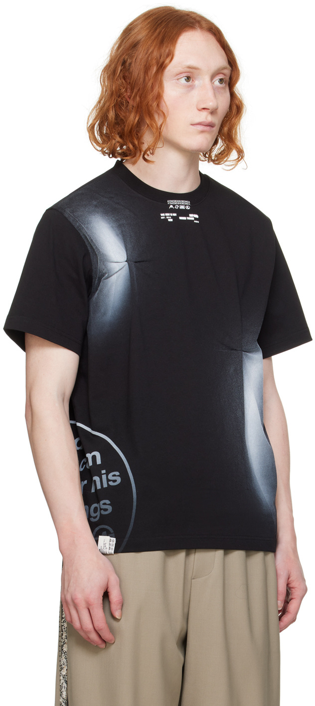Ader Error Printed T-shirt In Black