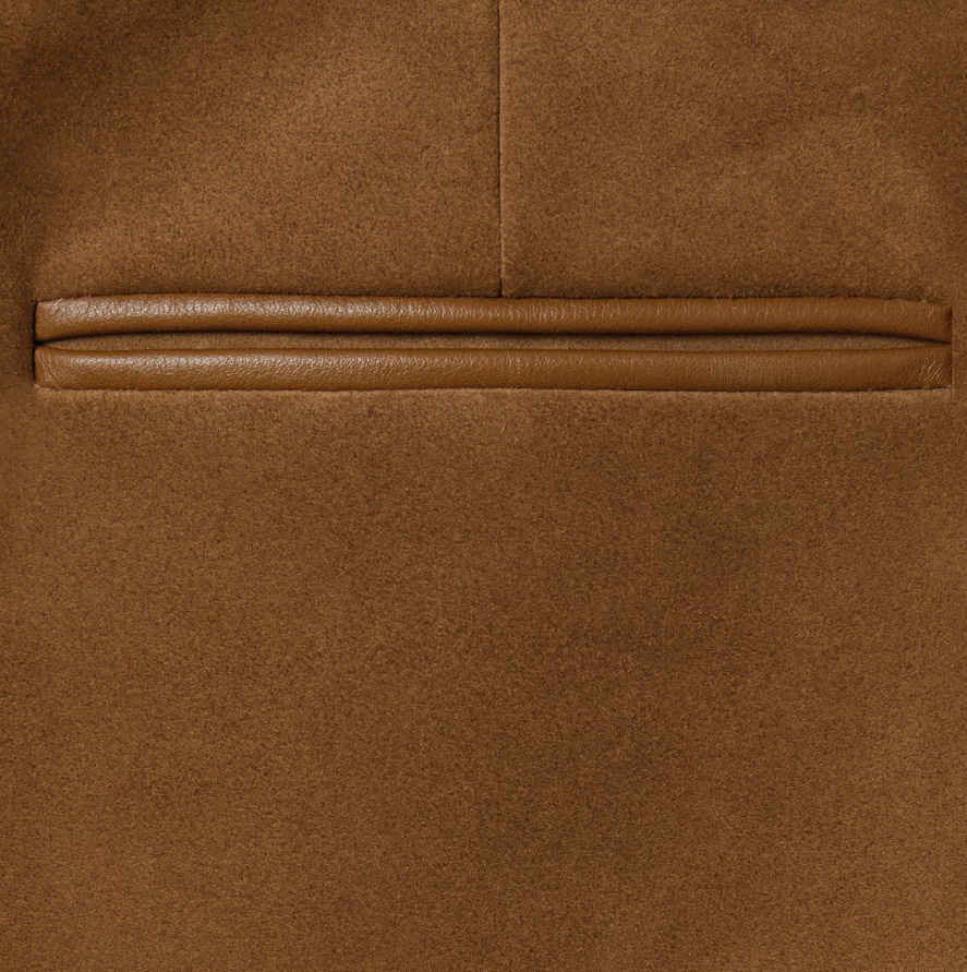 Gucci Horse Collar Button-down Trousers In Brown