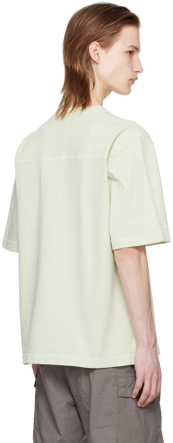 Stone Island Green Patch T-shirt In Green