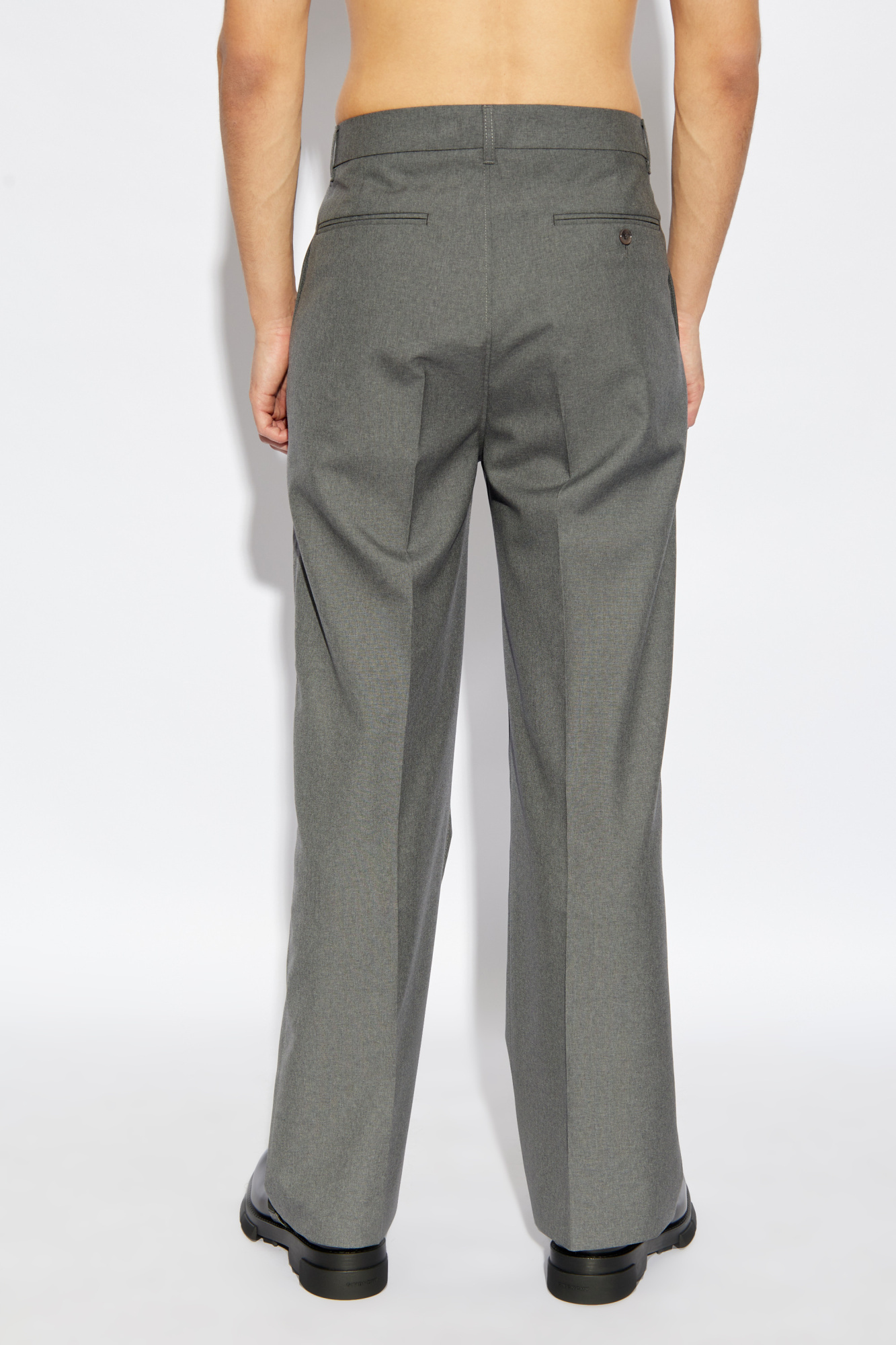 Marni Belt-loop Casual Pants In Black