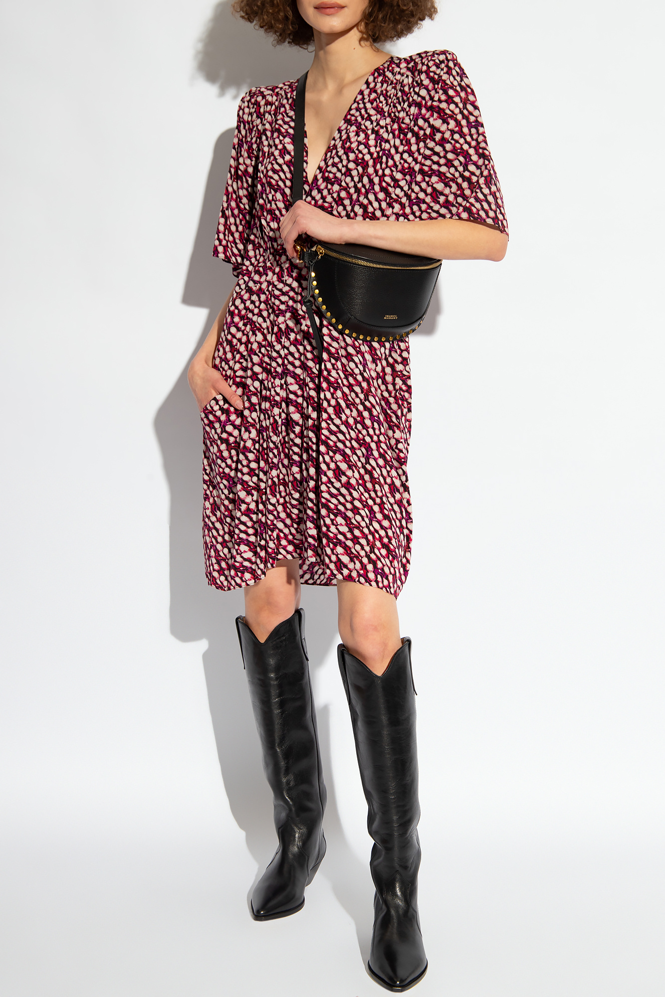 Isabel Marant Étoile Vedolia Abstract-print Minidress In Multicolor
