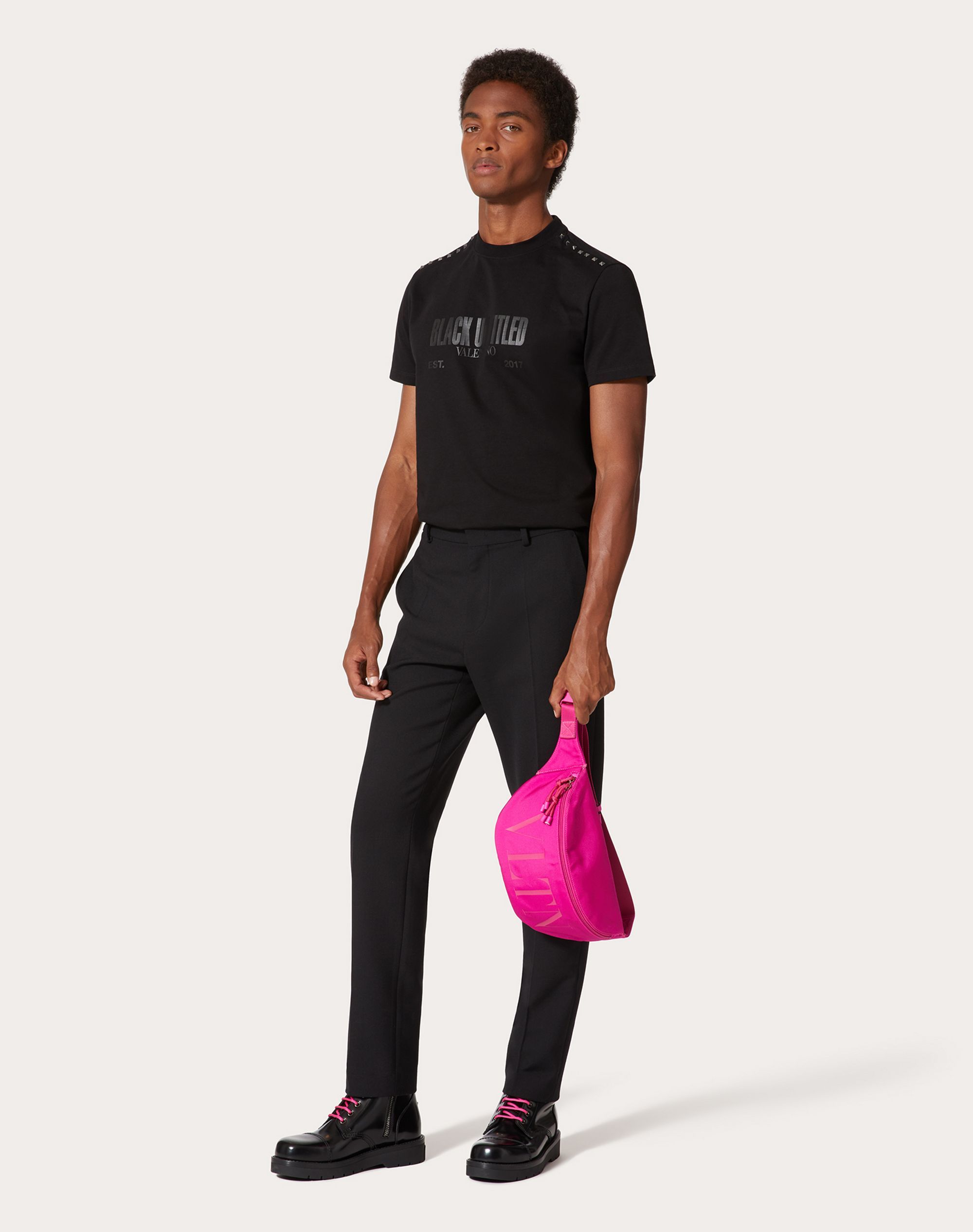 VALENTINO VALENTINO LOGO PRINTED CREWNECK T-SHIRT