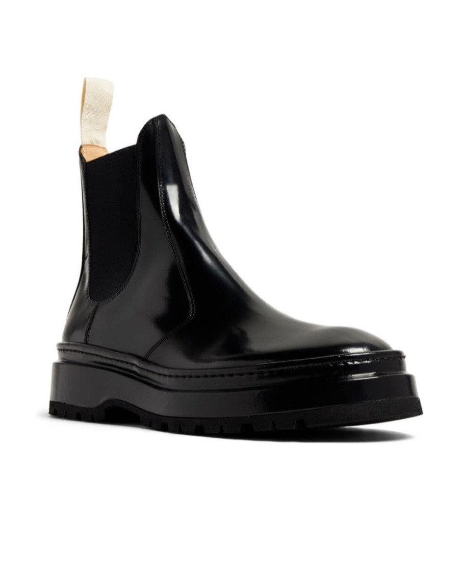 Jacquemus Pavane Chelsea Boots In Black