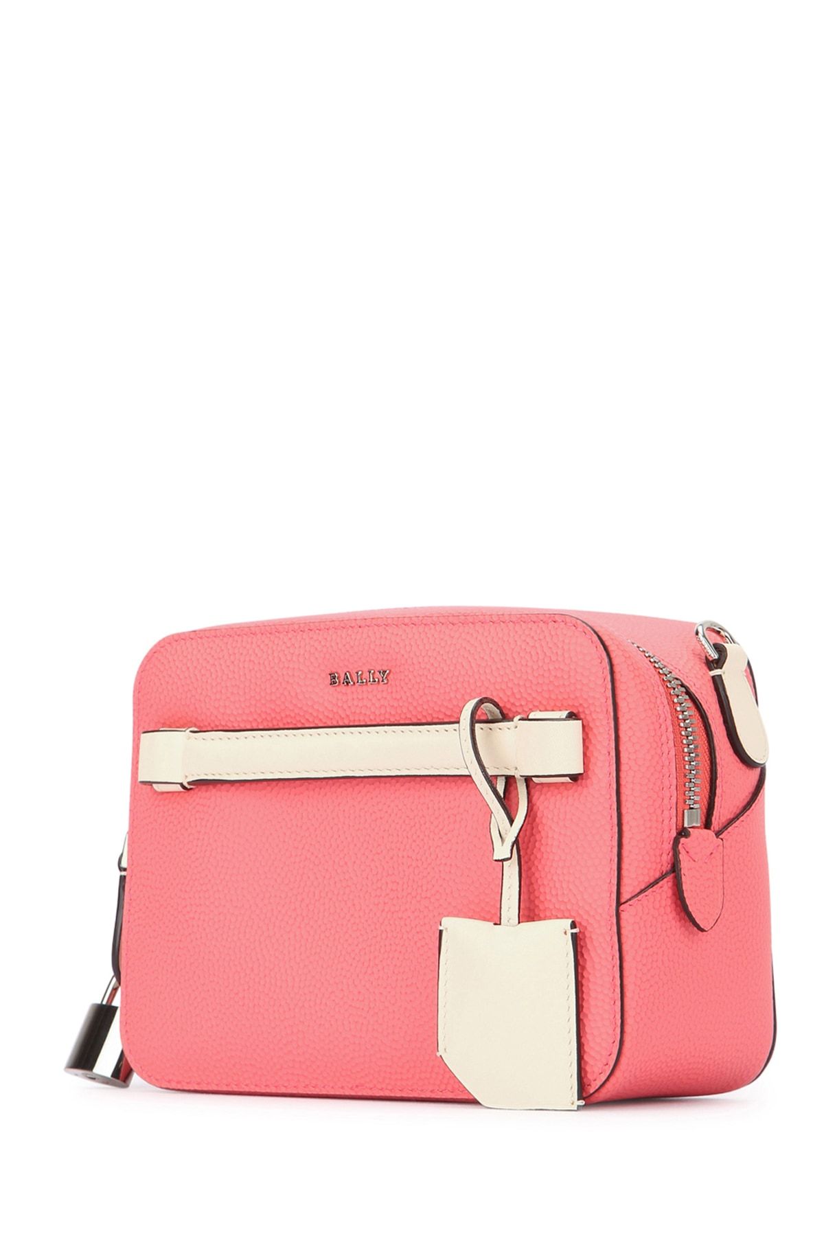 Bally Logo Handbag In Pink