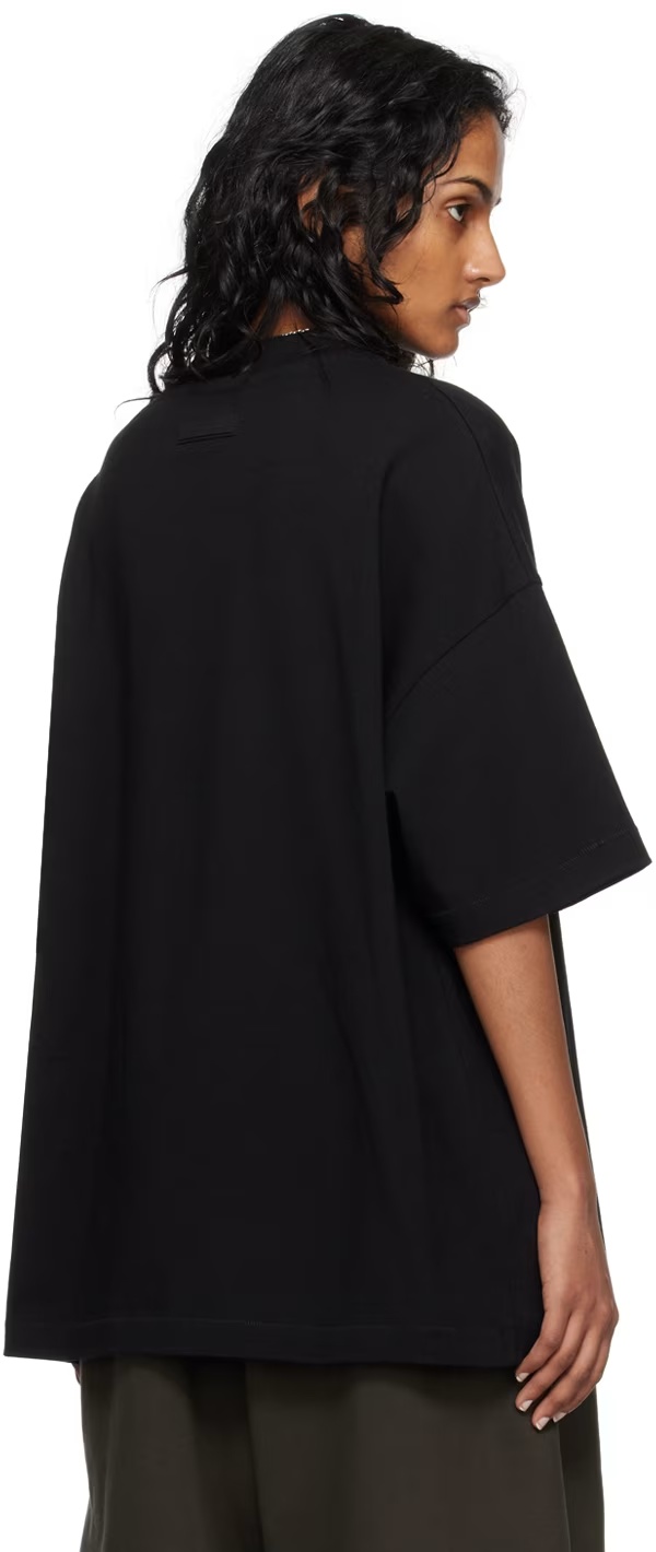 Essentials Logo-appliqué Cotton T-shirt In Black