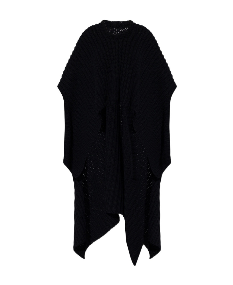 Ann Demeulemeester 'kris' Cloak In Black