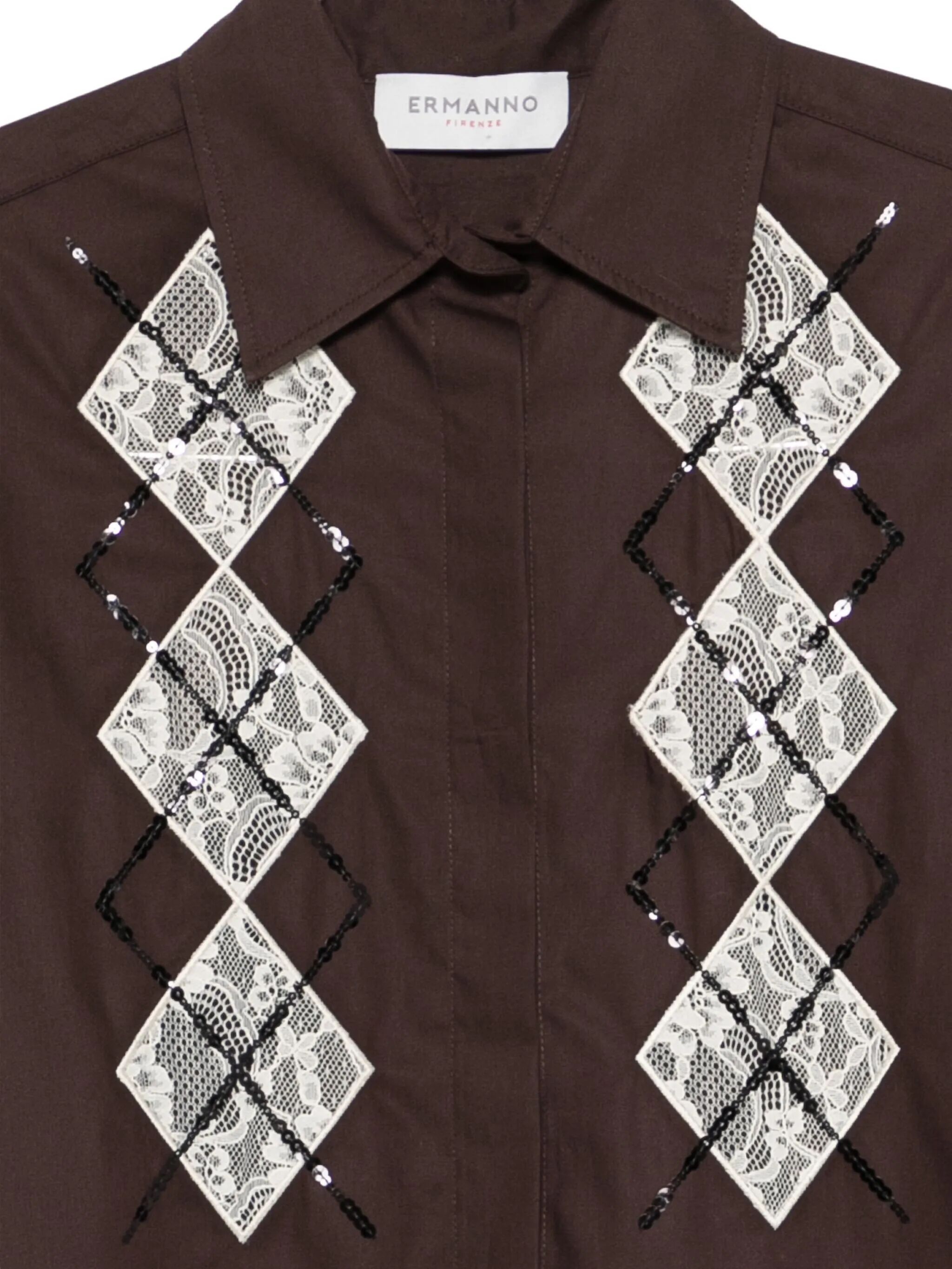 Ermanno Firenze Long Sleeve Shirt In Black