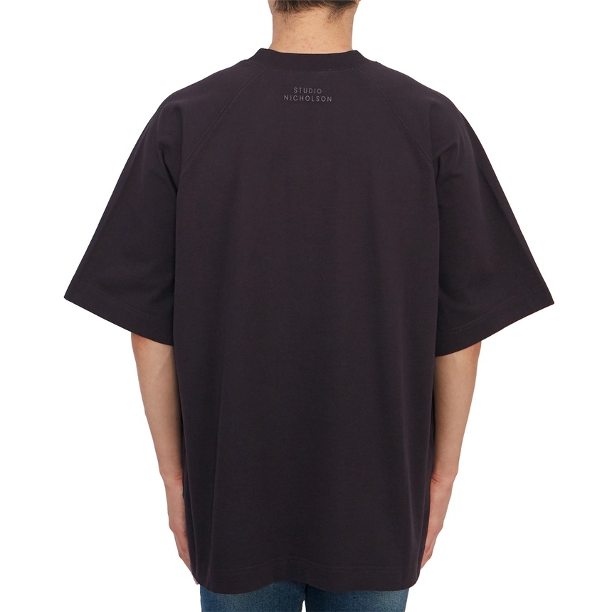 Studio Nicholson Crew Neck Oversized Fit Short Sleeves T-shirt In Black